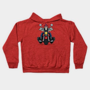 Skeleton rider Kids Hoodie